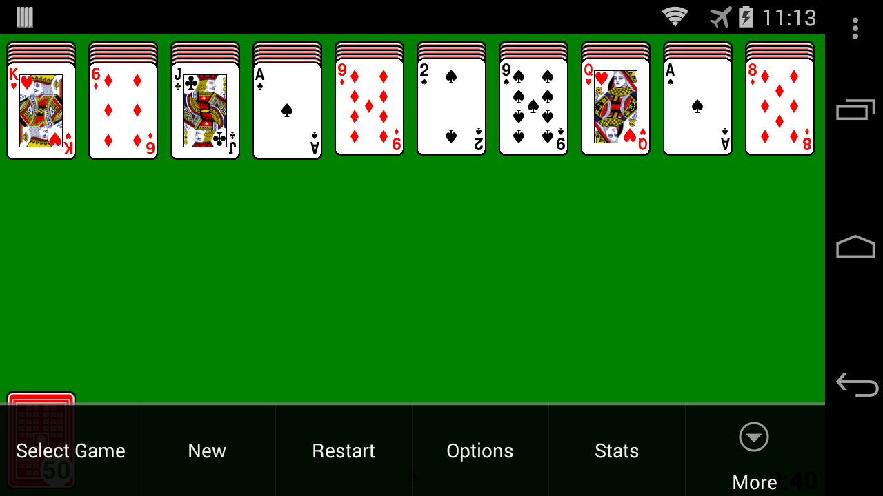 spider solitaire play it online cardgames io